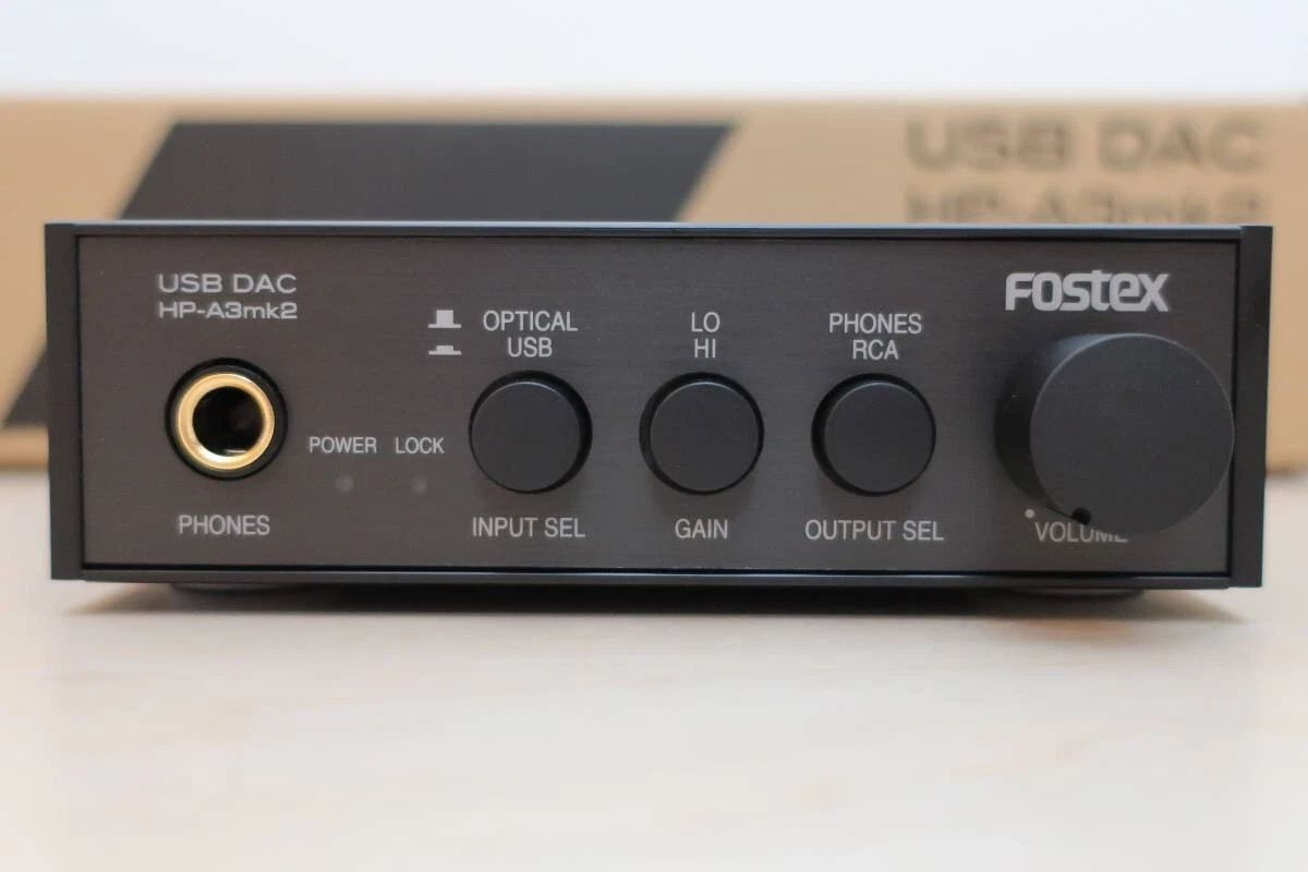 Fostex HP-A3 MK2 Headphone Amplifier Amp 32bit 192khz USB DAC | eBay