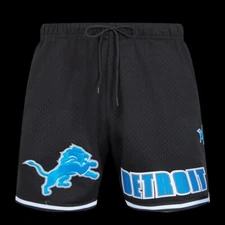 Pro Standard - NFL Detroit Lions Classic Mesh Men's Shorts - Black