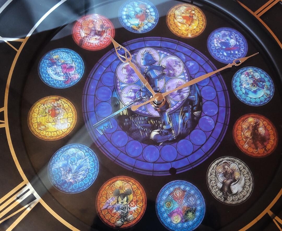 Disney Kingdom Hearts Lighting Clock Wall Quartz Clock
