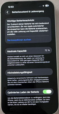 Apple iPhone 128 GB Weiß iOS Smartphone im Slate-Design