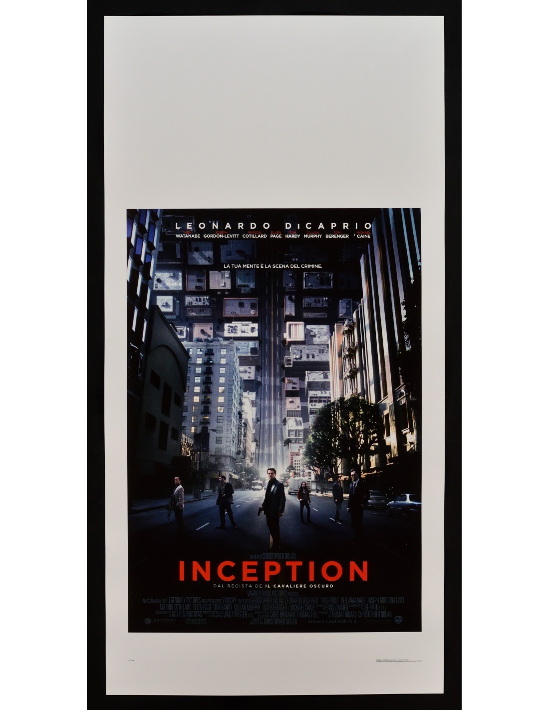 Locandina originale film Inception (2010) - Regia di Christopher Nolan