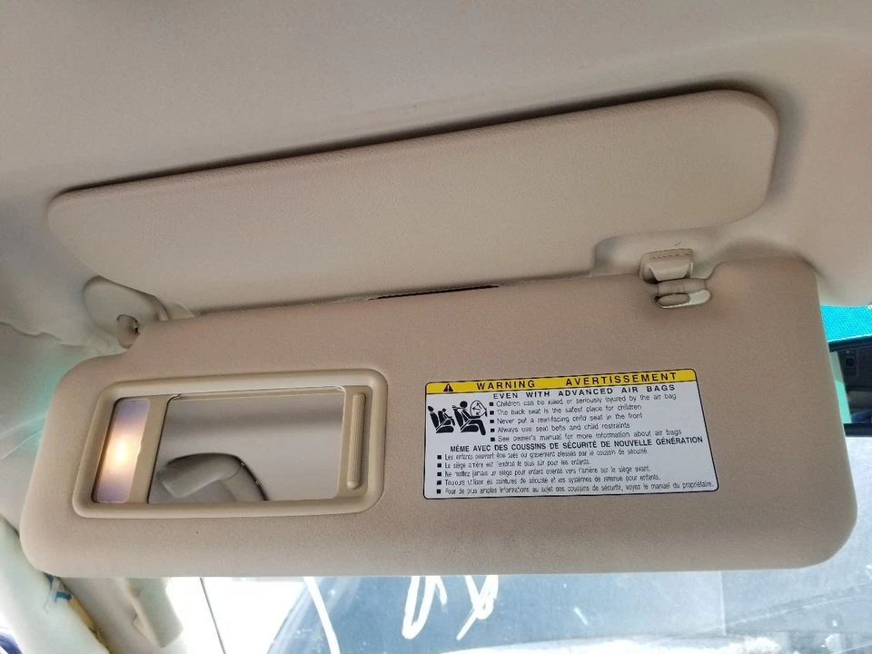 08 2008 LEXUS LX570 JUEGO PARASOL BEIGE ILUMINADO CONDUCTOR IZQUIERDO Foto 3 de 4