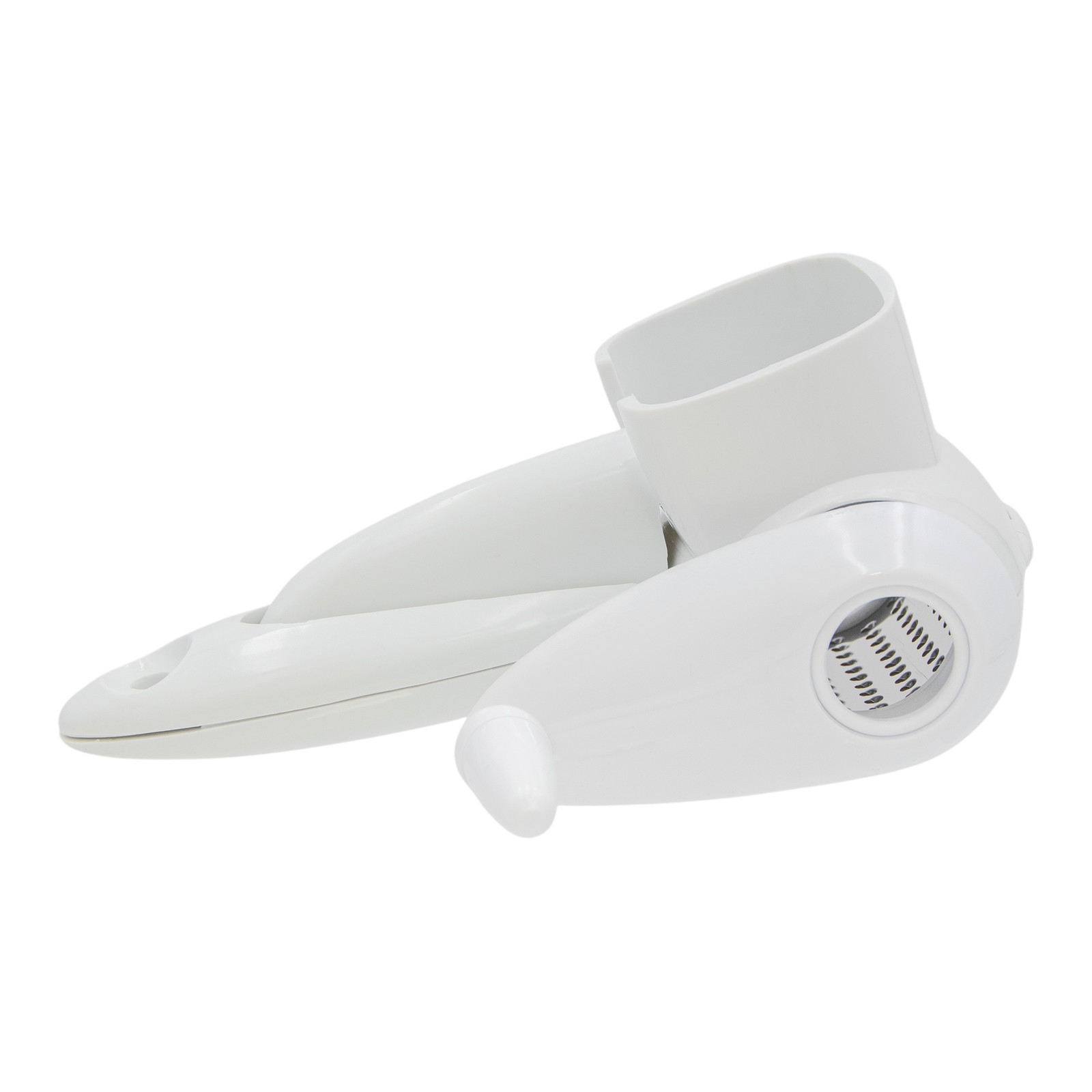 Ручная вращающаяся терка для сыра с поворотной ручкой Барабан из нержавеющей стали белого цвета 2090₽