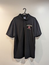 Jameson Irish Whiskey Logo Mens Polo Shirt Short Sleeve Black XL