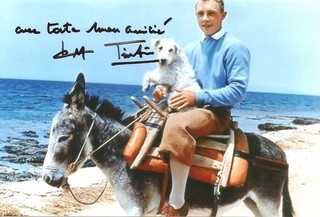 AUTOGRAPHE "JEAN.PIERRE.TALBOT". (TINTIN). RARE.