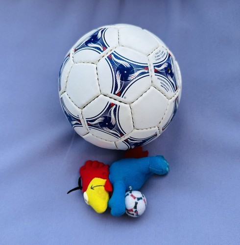 FIFA World Cup France 1998 Official Mini Ball Adidas Tricolore & Mascot Footix - Bild 10 von 11