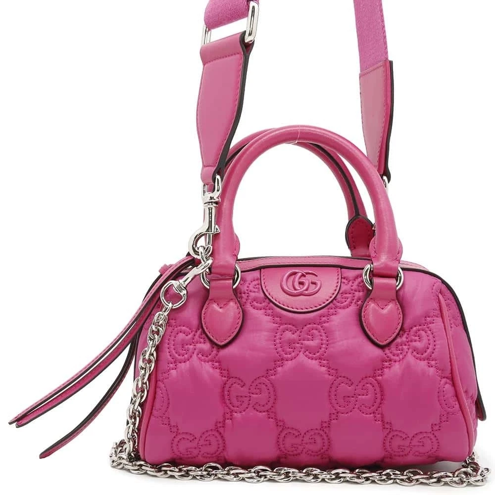 Sac bandoulière Gucci Gg Matelasse nylon 702251 2 voies fiable garanti