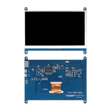 7 Inch Raspberry Pi 4/3/2/B/B /A Monitor 1024X600 IPS 5-Points Capacitive Touch