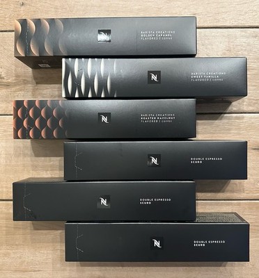 Nespresso Vertuo Double Espresso Variety Pack & Scuro BB 2027 & 2026 Read Below
