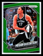 2025 Panini Prizm WNBA #49 Megan Gustafson Green Prizms
