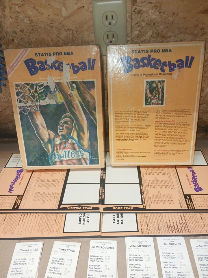 Statis Pro Basketball Game 1977-78 Season Avalon Hill Sports Illustrated 22 Team - Image 2 of 4