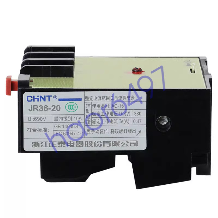 New Chint JR36 Series JR36-20 Thermal Overload Protection Relay Brand