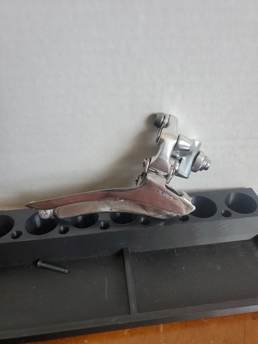 Vintage Shimano Dura Ace FD-7700 Braze On Front Derailleur CLEAN 2x9 - Picture 2 of 5