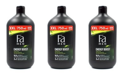 Fa Men Sport Energy Boost Duschgel XXL , 3x750ml EAN9000101609394