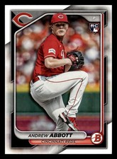 Andrew Abbott 2024 Bowman #70 Cincinnati Reds ROOKIE BUY10GET5FREE