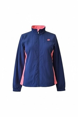 Lotto Italian Sport Design Women Sz L Thin Blue And Orange Jacket