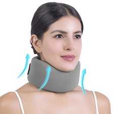 Neck Brace for Neck Pain  Support - Cervical Collar with Soft Nylon-Spandex ...