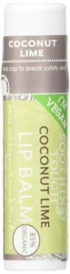 Coconut Lime Lip Balm Pack Of 12 Natural Moisturizing 0.25 Ounce Each