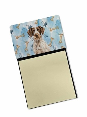 Caroline's Treasures Liver White German Wirehaired Pointer Sticky Note Holder