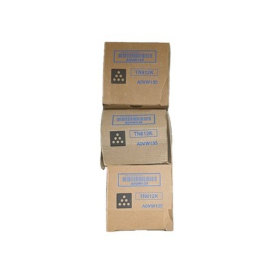Genuine Konica Toner TN612K Bizhub PRO C5501 C6501 A0VW150 Qty3