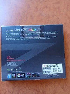 G.Skill Trident Z RGB DDR4 3200mhz CL14-14-14-34 32gb (4x8gb) Samsung B-die - image 1 of 4