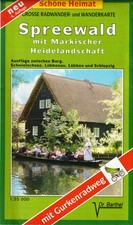 Wanderkarte Spreewald mit Märkischer Heidela...