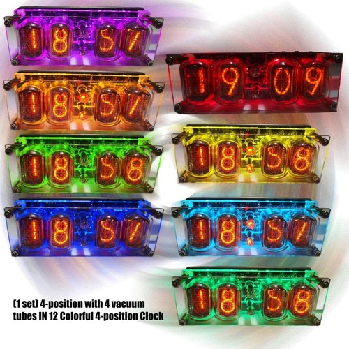 Low Power Consumption 4 Digits Clock Dynamic Illuminating Acrylic Housing Design - Picture 3 of 8