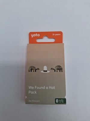 Yoto ''We found a Hat Pack'' 3x Audiokarten Neu (S012)