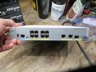 CISCO Catalyst 2960-Cx Series 8 Port Network Switch WS-C2960CX-8PC-L PoE+ 124W