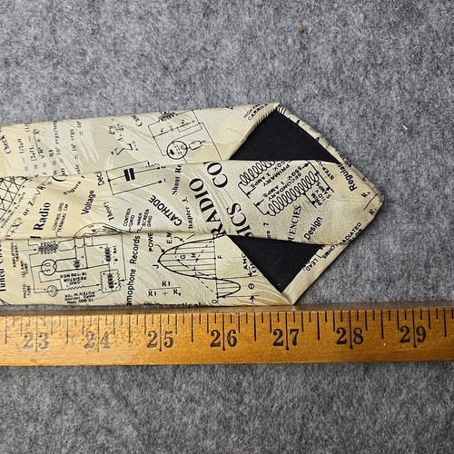 Museum Artifacts Radio Physics Course Necktie Silk Tie - Picture 7 of 12
