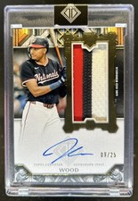 2025 Topps Transcendent James Wood Rookie Showcase Patch Auto Autograph RC #/25