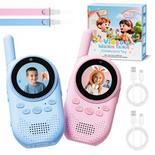 Video Walkie Talkies for , Rechargeable Walkie Talkies with Screen Display  ...