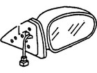 Genuine Ford Door Mirror F8CZ-17682-AA
