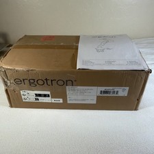 Ergotron HX Desk Monitor Arm Computer 45-475-224 Black