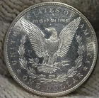 1880-o Morgan Silver Dollar Brilliant Uncirculated Cameo With Mirrors Reverse