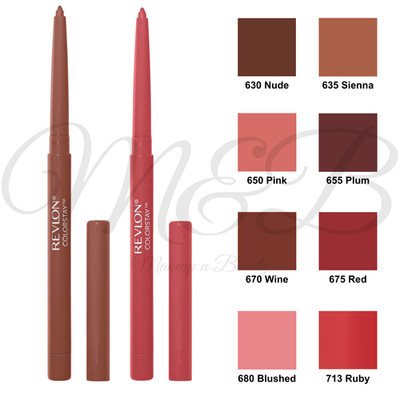 REVLON ColorStay 8 Stunden langanhaltender kräftiger Lipliner mit Anspitzer *ALLE FARBEN* NEU