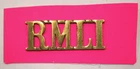 WW1 / WW2 Royal Marine Light Infantry RMLI Shoulder Title Badge