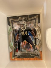 2024 Panini Select - Concourse Cameron Jordan #16 Black & Orange Shock Prizm