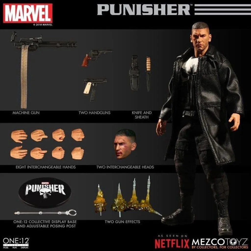 メズコ　ワン12 サンディエゴコミコン限定パニッシャー　マーベル　ホットトイズ Mezco Punisher Action Figures & Accessories for sale | eBay