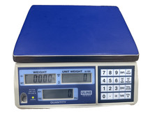 Uline H-1115 Industrial Digital Counting/Weighing Scale 15 lbs x .001 lb