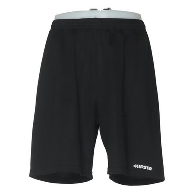 Kipsta, Sportshorts, Größe: L, Schwarz, Polyester, Einfarbig, Herren #0Be