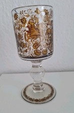 Antikes Glas, Kelch verziert mit Jagdmotiven,...