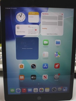 Apple iPad 9th Gen 256GB Wi-Fi ONLY Tablet Factory Reset Deep Scratches 