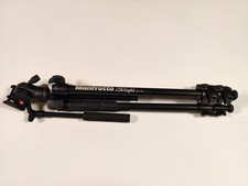 Manfrotto 290 Light Aluminum Tripod ONLY READ Missing: Quick Release Plate