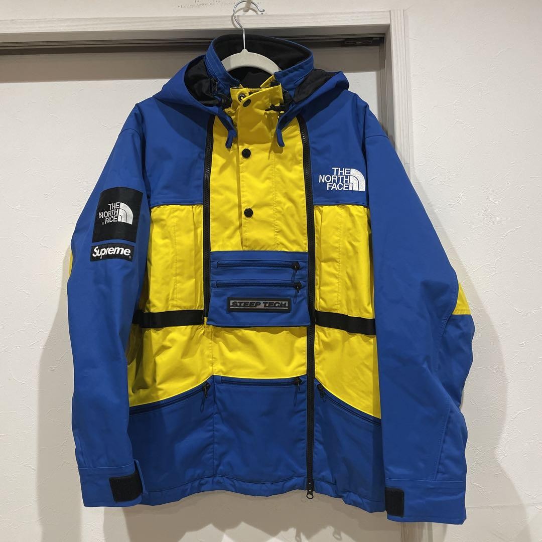 【M】16ss Supreme Steep Tech Hooded Jacket Supreme The North Face Steep Tech Hooded Jacket Black Men's