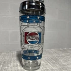 Vintage 1970's Pepsi Cola Tiffany Style Stained Glass Cocktail Shaker Barware