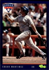 1993 Classic #T58 Edgar Martinez Seattle Mariners HOF