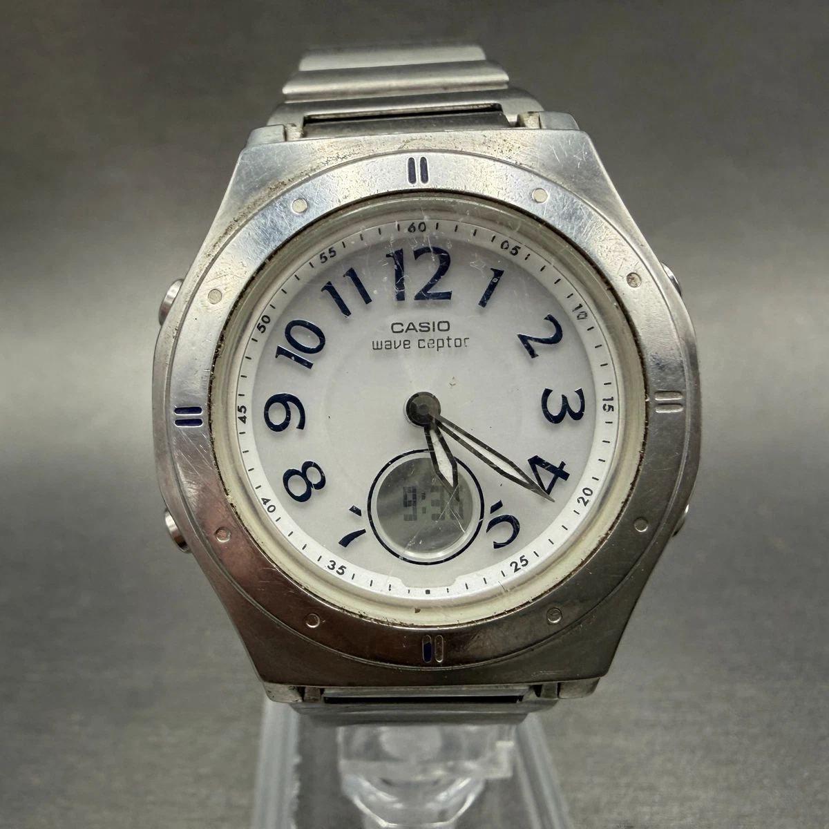 Casio Wave Ceptor LWA-M160L-8A2JF – Orologio Solare RadioControllato – Beige – Importazione Giappone - 2