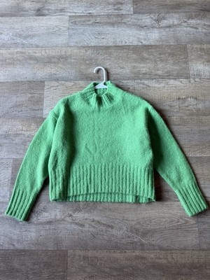 COS sweater vibrant Kelly green Alpaca Wool size XS (96)