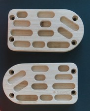 2x Hangboard Griffboard H&auml;ngebrett Klettergriffe Bouldern Fingerboard